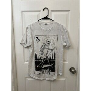 Zeds Dead 13 Skeleton Scoop T Shirt (White)